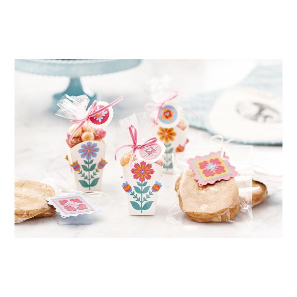 Thinlits Folk Art Elements Die / Suajes Flores Populares Descontinuado Sizzix