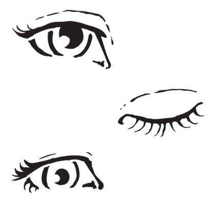 Acrylic Stamps Face, Eyes, Lips / Sellos de Acrílico Rostro, Ojos y Labios Descontinuado Jane Davenport