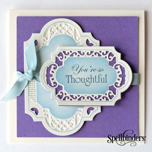 Nestabilities Enhancing Elements Dies Gold Labels 28 / Placas Decorativas Marco Adornado Descontinuado Spellbinders
