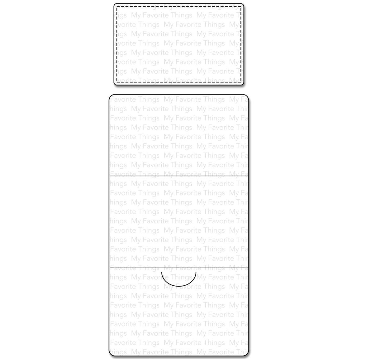 Mini Note Dies / Suaje de Notas Pequeñas Descontinuado Die Namics