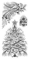 Sellos de Polímero Arbol de Navidad  / Caligraphy Holiday Favorites 60-30614