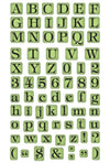 Sellos de Goma Cling Alfabeto Numeros y Signos / Alphabet 60-60137