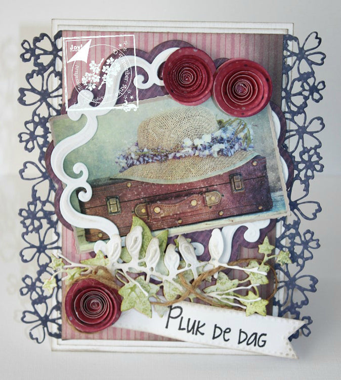 Flower Border Die / Suaje de Borde Floral Descontinuado Joy Crafts
