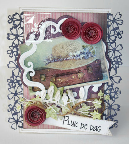 Flower Border Die / Suaje de Borde Floral Descontinuado Joy Crafts