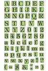 Sellos de Goma Cling Alfabeto Numeros y Signos / Alphabet 60-60137