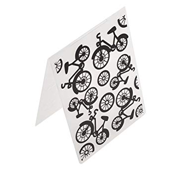 Embossing Folder Bicycle Background / Folder de Grabado Bicicletas Folders de Grabado Darice