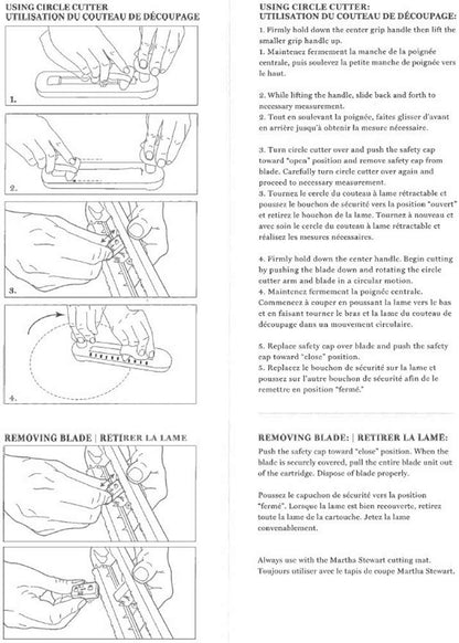 Large Circle Cutter / Cortador de Círculos Grandes Descontinuado Martha Stewart