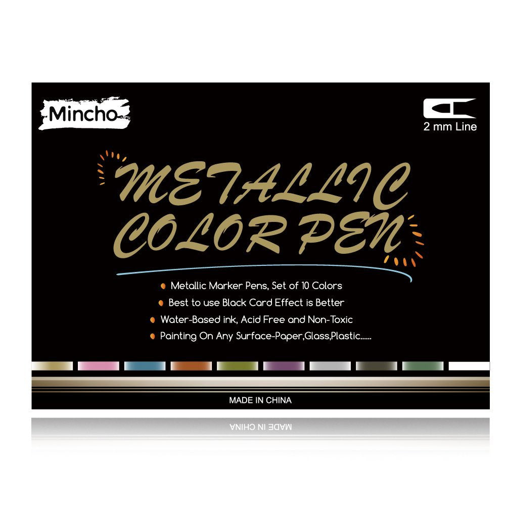 Metallic Marker Pens / Marcadores Metálicos 10 pz. Descontinuado STA