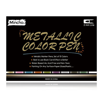 Metallic Marker Pens / Marcadores Metálicos 10 pz. Descontinuado STA