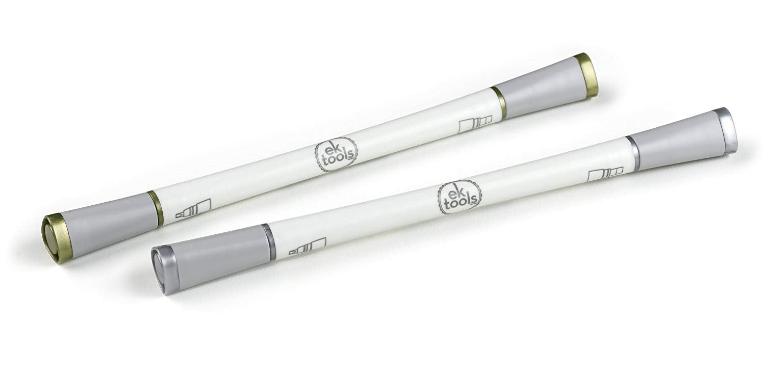 Pack Calligraphy Artist Pens Silver and Gold / Plumones de Caligrafia Plateado y Dorado Descontinuado Ek Success