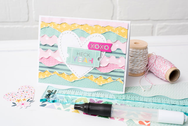 Tear Guides / Guias para Cortar Rasgando el Papel Descontinuado We R Memory Keepers