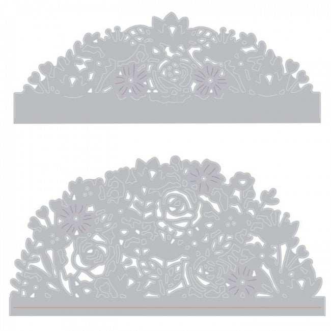 Thinlits Dies Floral Edges / Suaje Floral Descontinuado Sizzix