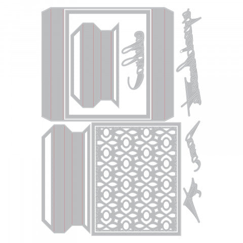 Thinlits Die Gift Card Holder / Suaje de Cajita Descontinuado Sizzix