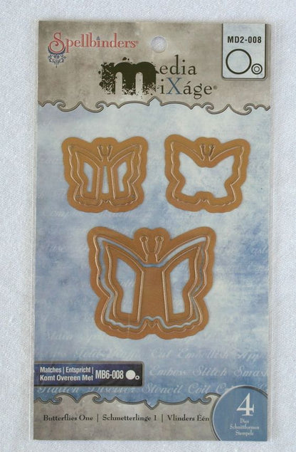 Butterflies One Dies / Suaje de Corte Mariposas Descontinuado Spellbinders