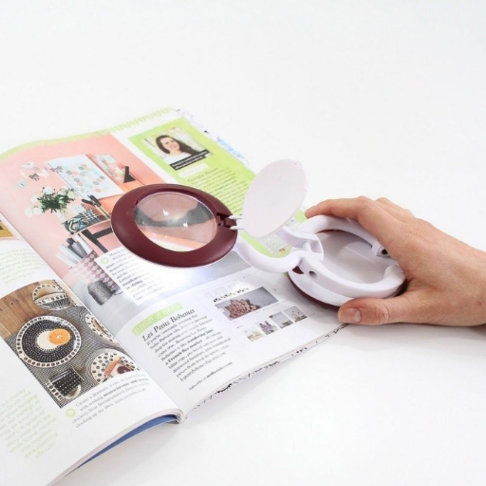 YoYo Magnifier / Lupa con Luces LED Herramientas Daylight