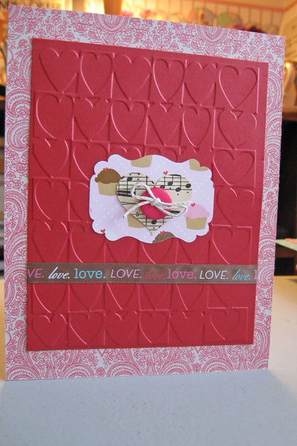 Heart Blocks Embossing Folder / Folder de Grabado Bloques de Corazón Descontinuado Cuttlebug
