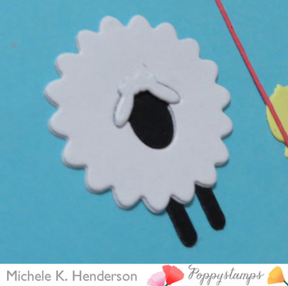 Simple Sheep Die / Suaje de Corte de Oveja Descontinuado Poppy Stamps