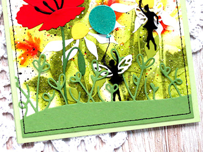 Magnificent Mini Faeries Die / Suaje de Corte Mini Hadas Descontinuado Poppy Stamps