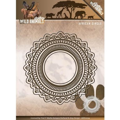 Cutting Die African Circle / Suaje de Circulo Africano Descontinuado Amy Design