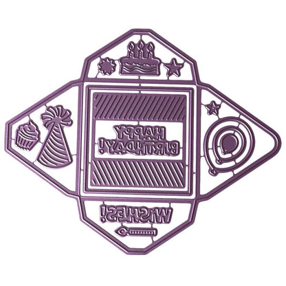 Happy Birthday Gift Envelope / Suaje de Corte de Sobre y Tarjeta Descontinuado Cheery Lynn Designs