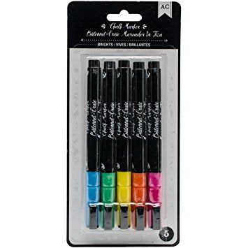 Brights Chalk Marker / Marcadores Tonos Vivos Marcadores &amp; Plumones American Crafts