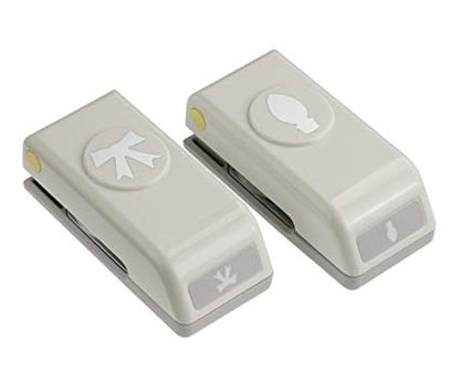 2 Pack Bulb &amp; Bow Punches / Perforadoras de Moño y Bombillo Descontinuado Ek Success