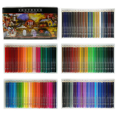 160 Colored Pencils / 160 Lápices de Colores Artísticos Colores y Plumones Southsun