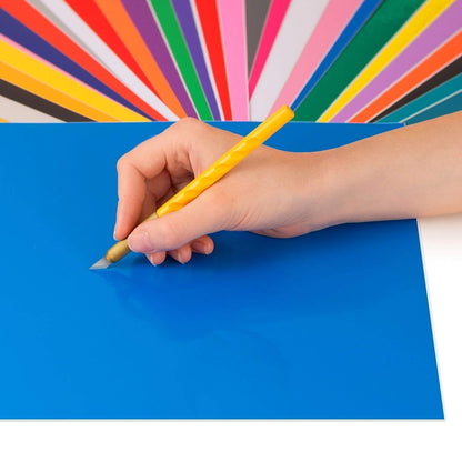 Paquete de 30 Hojas de Vinil Adhesivo de Colores Descontinuado iVinyl