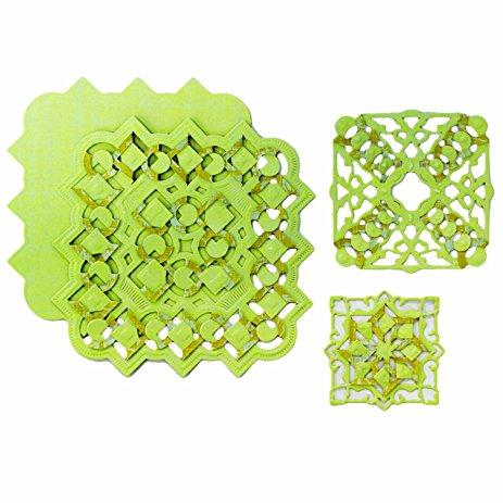 Shapeabilities Cut, Fold &amp; Tuck Dies Folded Lace  / Suaje de Cortar y Doblar Dados de Corte / Suajes / Troqueles Spellbinders