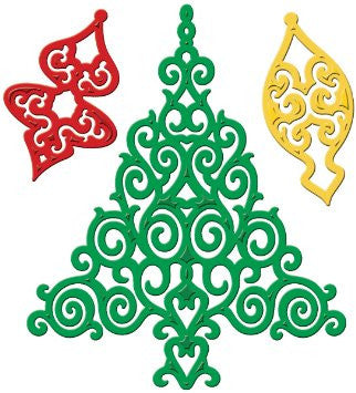 Suaje de corte Arbol de Navidad / Holiday Tree Die Descontinuado Spellbinders