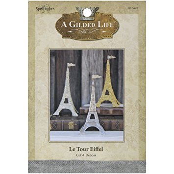 A Gilded Life Die Le Tour Eiffel Die / Suaje de Torre Eiffel 3D Descontinuado Spellbinders