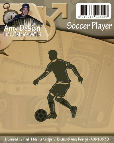 Play Soccer Dies / Suaje de Jugador de Futbol Descontinuado Amy Design