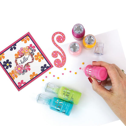 Glitter Drops Gold Coast / Pintura de Realce Oro Brillante Descontinuado Nuvo