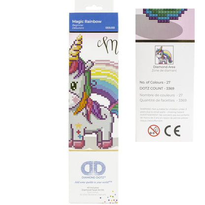 Facet Art Kit Magic Rainbow / Arte de Diamantes Arcoiris  Diamond Dotz