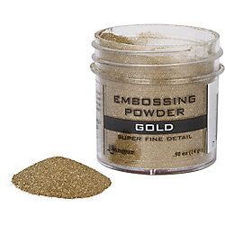 Gold Embossing Powder / Polvos de Realce Oro Polvos de Embossing Ranger