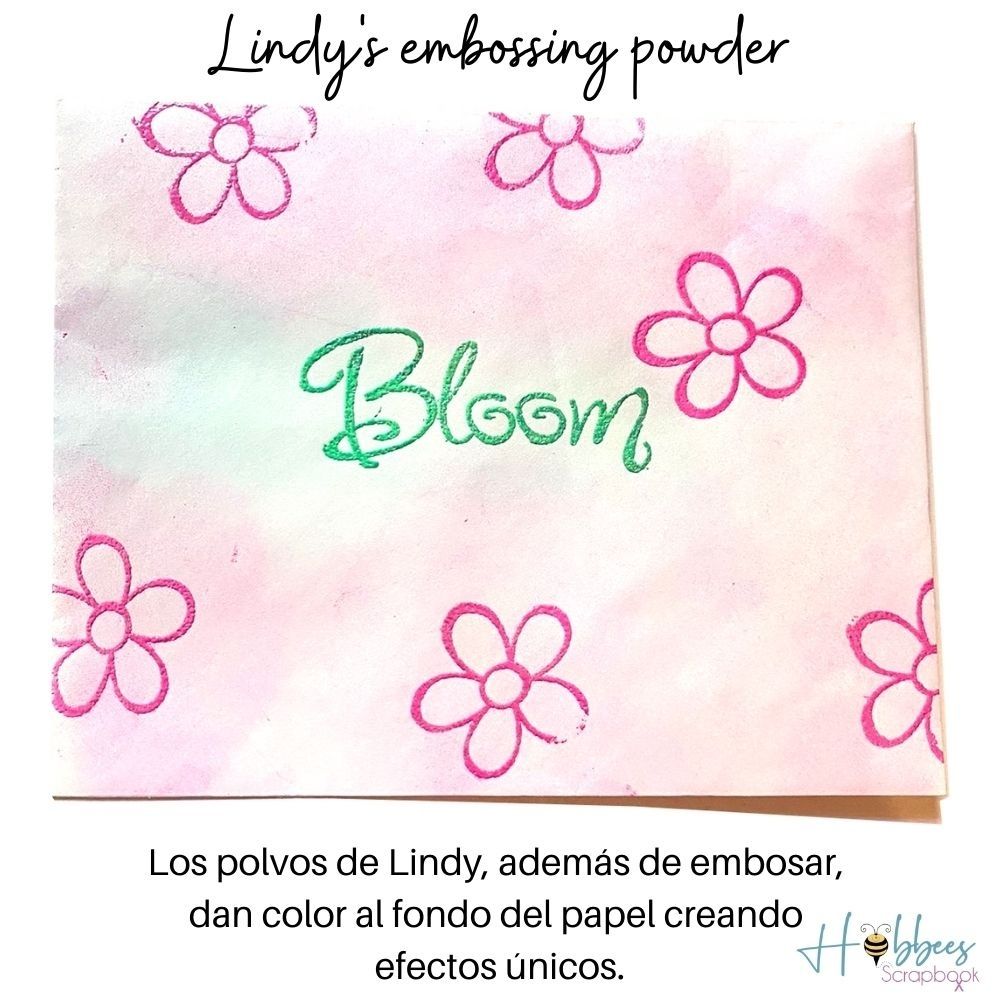 Embossing Powder Drop Dead Diva Set / 5 Polvos de Embossing Neón Polvos de Embossing Lindy&