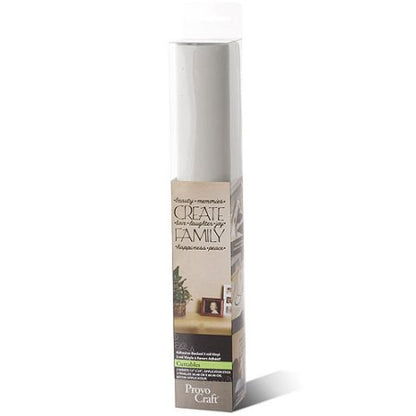 Cricut Adhesive-Backed Vinyl 12"X 24" Sheets 2/Pkg White / Vinil Adhesivo 12" x 24" Blanco 2pz Descontinuado Provo Craft