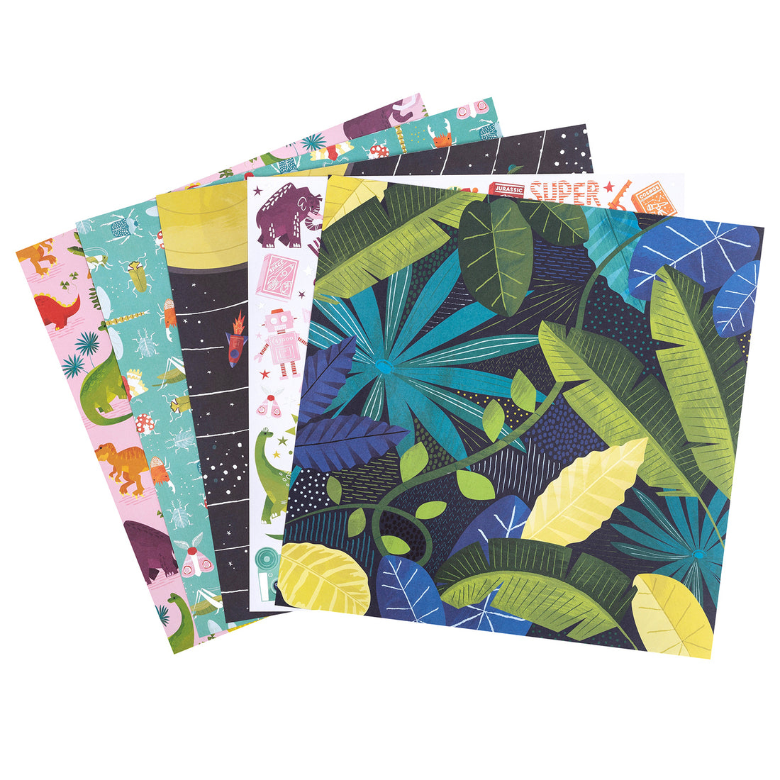 Field Trip Paper Pad / Block de Papel Decorado Niños Descontinuado American Crafts