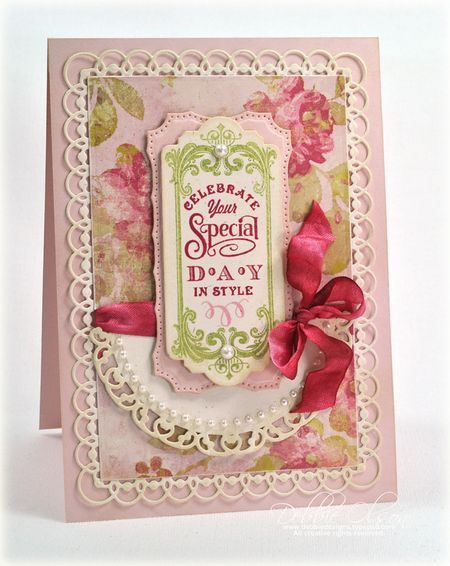Detailed Scallops Dies and Emboss / Suaje y Realce Rectángulos de Encaje Detallado Descontinuado Spellbinders