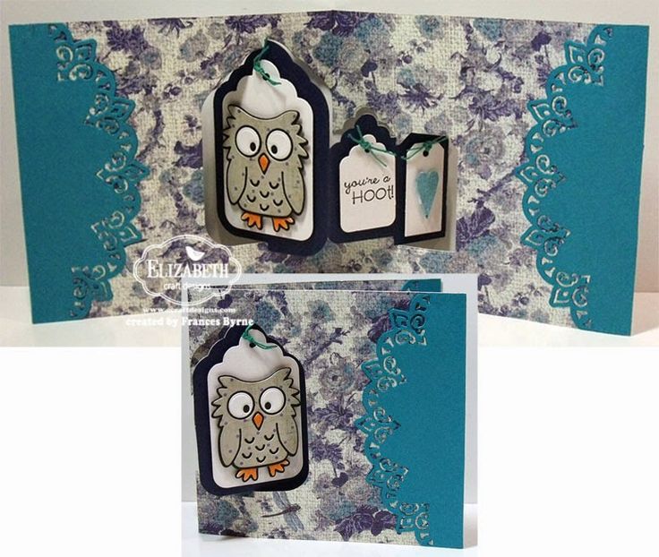 Craft Pop It Up Tags Pivot Card Die / Suaje de Tarjeta Pop up Descontinuado Elizabeth Craft Designs