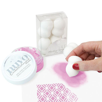 Embellishment Mousse Peony Pink / Mousse Texturizador Rosa Metálico Pastas Texturizadoras y Medios Mixtos Nuvo