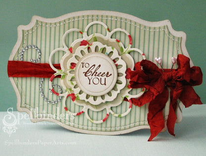 Labels Twenty-Five Dies and Emboss / Suaje y Realce Etiquetas Descontinuado Spellbinders