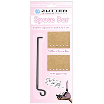 Space Bar Directions / Barra Espaciadora para Zutter Bind it all Accesorios Zutter