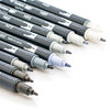 Marker Brush Pen Grayscale Palette / Marcadores Acuarelables Escala de Grises