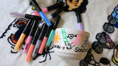 12 Acrylic Markers / Marcadores Acrílicos para Cerámica Descontinuado Ohuhu