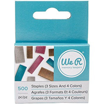 Staples / Grapas de Colores Descontinuado We R Memory Keepers