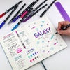Marker Brush Pens Galaxy Palette / Marcadores Acuarelables Colores Galaxia