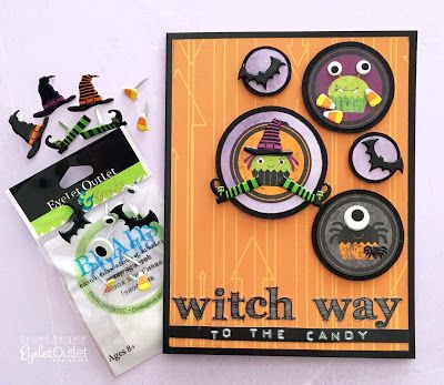 Witch Hats Brads / Brads de Sombrero de Bruja Descontinuado Eyelet Outlet