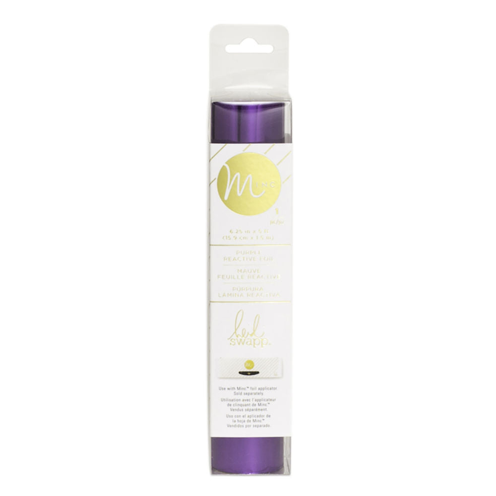 6" Minc Purple Reactive Foil / Rollo de Papel Metalizado Morado Descontinuado Heidi Swapp