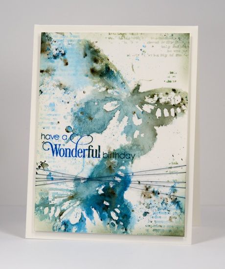 Tim Holtz -Distress Stain Blueprint Sketch / Tinta Azul Tintas Ranger